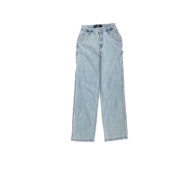 Hollister Denim - Hollister Ultra High Rise Dad Carpenter Women's size 0 Light Blue Denim Jeans